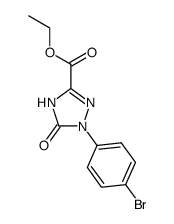 ethyl 1-(4-bromophenyl)-5-oxo-4,5-dihydro-1H-1,2,4-triazole-3-carboxylate Structure