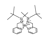 manganese(II) bis[(2-pyridylmethyl)(tert-butyldimethylsilyl)amide]结构式