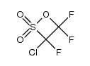 3-chlorotrifluoro-1,2-oxathietane 2,2-dioxide结构式