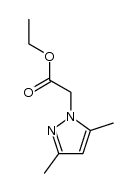 ethyl 2-(3,5-dimethyl-1H-pyrazol-1-yl)acetate Structure