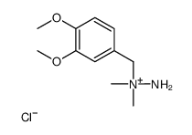 1-(3,4-Dimethoxybenzyl)-1,1-dimethylhydrazonium chloride结构式