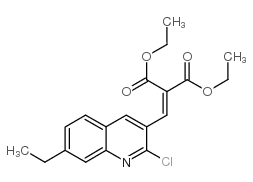 2-CHLORO-7-ETHYL-3-(2,2-DIETHOXYCARBONYL)VINYLQUINOLINE picture