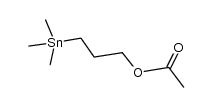 3-(trimethylstannyl)propyl acetate结构式