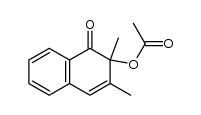 2-acetoxy-2,3-dimethylnaphthalene-1(2H)-one Structure