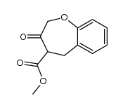 4-carbomethoxy-3,4-dihydro(2H)-1-benzoxepin-3-one Structure