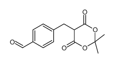 4-[(2,2-dimethyl-4,6-dioxo-1,3-dioxan-5-yl)methyl]benzaldehyde结构式