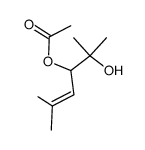 3-acetoxy-2,5-dimethyl-4-hexen-2-ol Structure