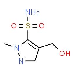 1H-Pyrazole-5-sulfonamide,4-(hydroxymethyl)-1-methyl-(9CI)结构式