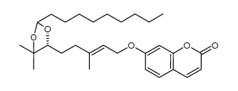 (R)-6',7'-marmin decanal acetal Structure