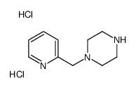 1-吡啶-2-基甲基-哌嗪二盐酸盐结构式