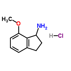 7-Methoxy-2,3-dihydro-1H-inden-1-amine hydrochloride structure