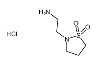 2-(1,1-Dioxo-isothiazolidin-2-yl)-ethylamine hydrochloride结构式