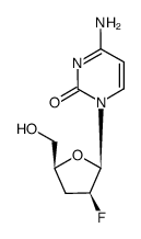 1-(2,3-dideoxy-2-fluoropentofuranosyl)cytosine图片