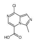 8-chloro-3-methylimidazo[1,5-a]pyrazine-5-carboxylic acid Structure