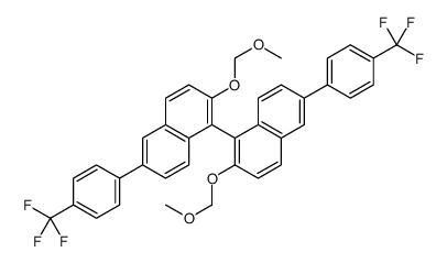 (R)-2,2-双(甲氧基甲氧基)-6,6-双(4-(三氟甲基)苯基)-1,1-联萘结构式