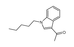 1-(1-pentyl-1H-indol-3-yl)ethanone Structure