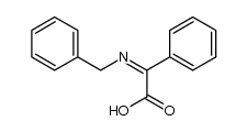 2-(benzylimino)-2-phenylacetic acid结构式