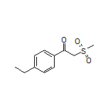 1-(4-乙基苯基)-2-(甲砜基)乙烷-1-酮结构式