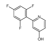 2-(2,4,6-trifluorophenyl)-1H-pyridin-4-one Structure