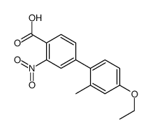 4-(4-ethoxy-2-methylphenyl)-2-nitrobenzoic acid Structure