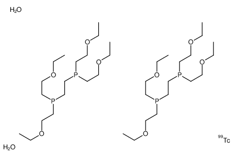 2-[bis(2-ethoxyethyl)phosphanyl]ethyl-bis(2-ethoxyethyl)phosphane,dioxotechnetium-99 structure