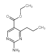 ethyl 2-amino-4-propylpyrimidine-5-carboxylate Structure