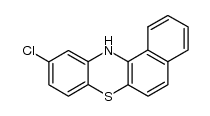 10-chloro-12H-benzo[a]phenothiazine Structure