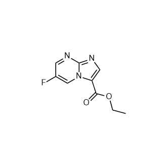 Ethyl 6-fluoroimidazo[1,2-a]pyrimidine-3-carboxylate structure