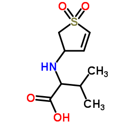 N-(1,1-Dioxido-2,3-dihydro-3-thiophenyl)valine结构式