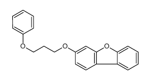 3-(3-phenoxypropoxy)dibenzofuran Structure