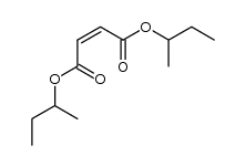 (Z)-2-Butenedioic acid di(1-methylpropyl) ester结构式