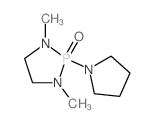 1,3,2-Diazaphospholidine,1,3-dimethyl-2-(1-pyrrolidinyl)-, 2-oxide结构式