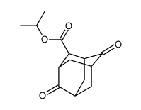 4,8-Dioxo-2-adamantanecarboxylic acid isopropyl ester结构式