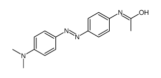 C.I. DISPERSE BLACK 3, ACETO DERIVATIVE结构式