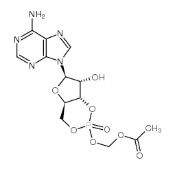 腺苷3`,5`-环内单磷酸酯乙酰氧甲基酯结构式