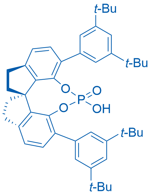 (11aR)-1,10-Bis(3,5-di-tert-butylphenyl)-12-hydroxy-4,5,6,7-tetrahydrodiindeno[7,1-de:1',7'-fg][1,3,2]dioxaphosphocine 12-oxide structure