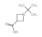 3-Azetidinecarboxylicacid, 1-(1,1-dimethylethyl)-结构式