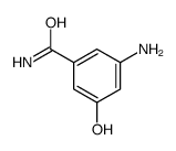 Benzamide, 3-amino-5-hydroxy- (9CI) Structure