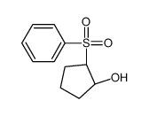 (1S,2R)-2-(benzenesulfonyl)cyclopentan-1-ol Structure