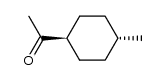 1-((trans)-4-methylcyclohexyl)ethanone Structure