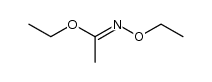 N-ethoxy-acetimidic acid ethyl ester结构式