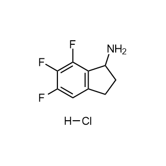 5,6,7-三氟-2,3-二氢-1H-茚-1-胺盐酸盐图片