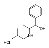 (1-hydroxy-1-phenylpropan-2-yl)-(2-methylpropyl)azanium,chloride Structure