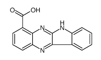 6H-indolo[3,2-b]quinoxaline-4-carboxylic acid Structure