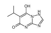 7-hydroxy-6-propan-2-yl-1H-[1,2,4]triazolo[1,5-a]pyrimidin-5-one结构式