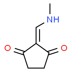 1,3-Cyclopentanedione, 2-[(methylamino)methylene]- (9CI) structure