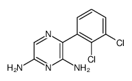 2,6-DIAMINO-3-(2,3-DICHLOROPHENYL)-PYRAZINE结构式