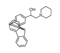 1-[4-(fluoren-9-ylidenemethyl)phenyl]-2-piperidin-1-ylethanol Structure