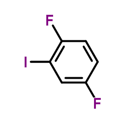 1,4-Difluoro-2-iodobenzene Structure