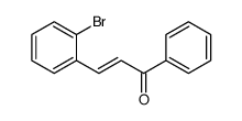 3-(2-bromophenyl)-1-phenylprop-2-en-1-one Structure